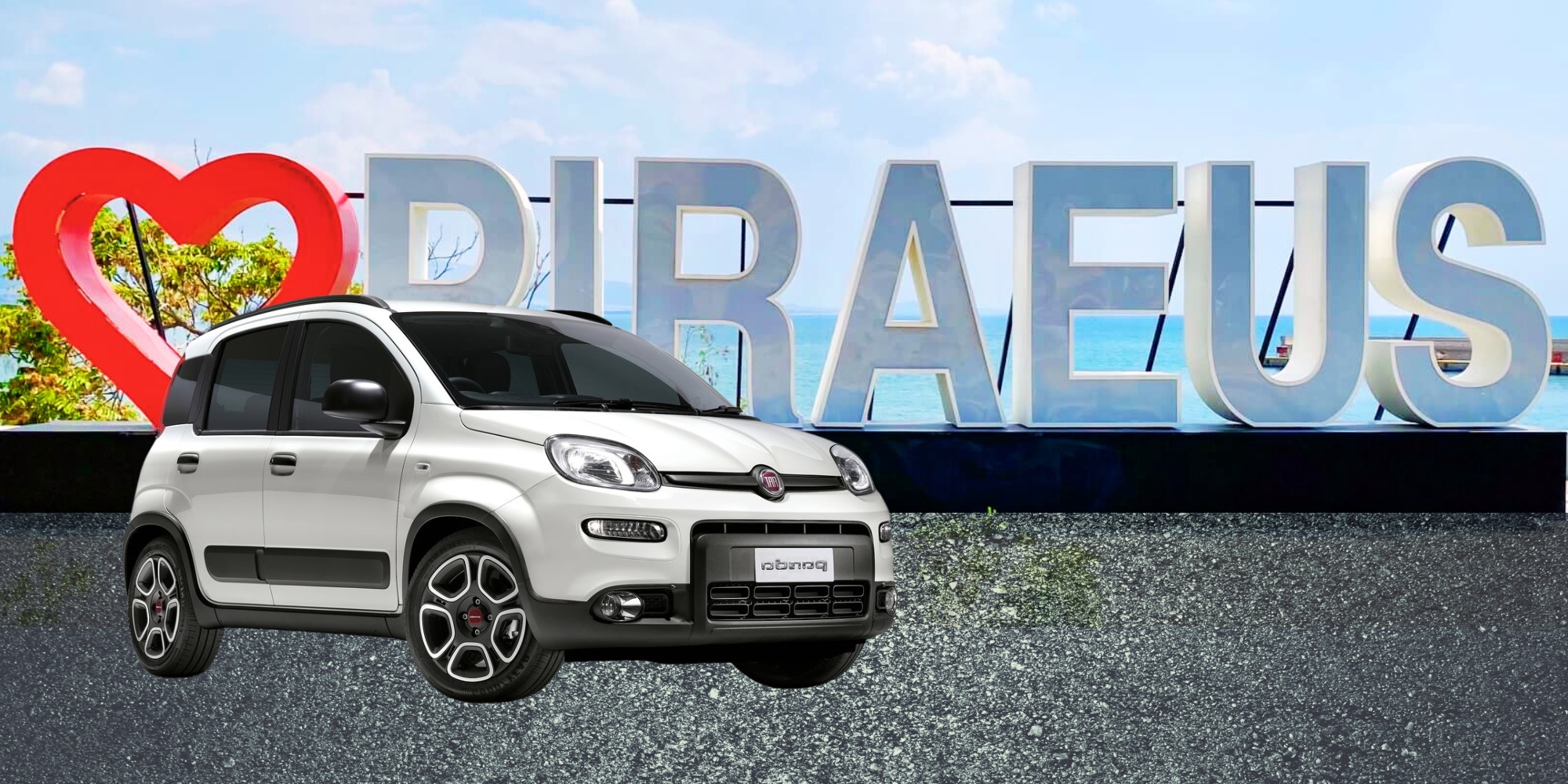 Ενοικίαση Fiat Panda Hybrid 2023 Πειραιάς - €35 ημερησίως, €450 μηνιαίως